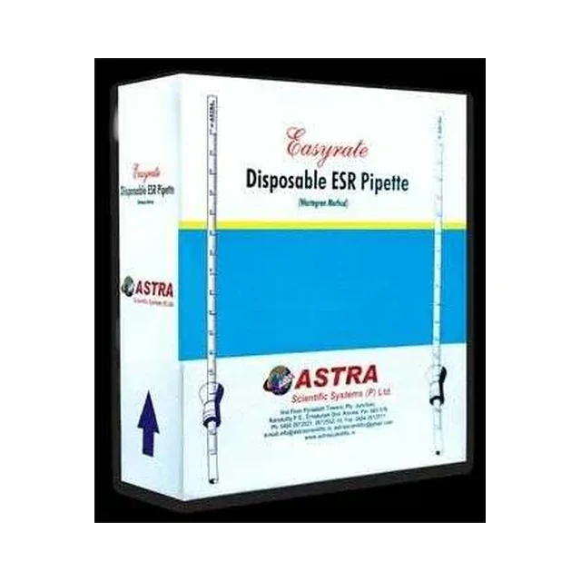 Disposable ESR Pipettes with Rack — MCL-00078